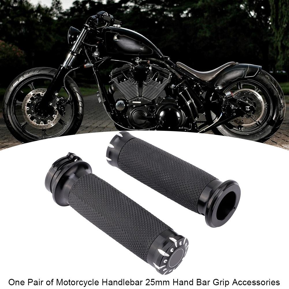 One Pair of Motorcycle Handlebar 25mm Hand Bar Grip Accessories