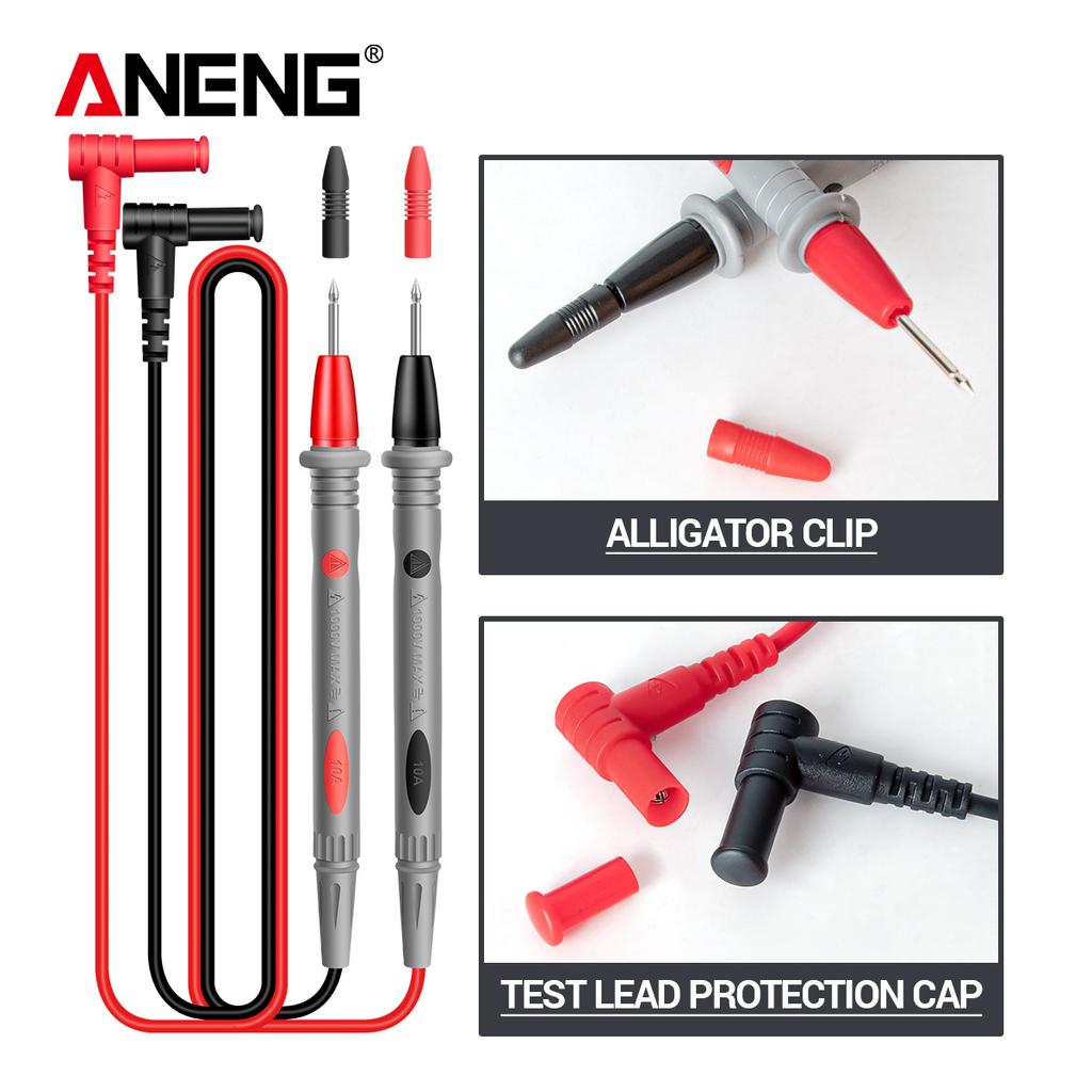 Portable Clamp Meter ANENG ST180 Digital  Multimeter AC Current Meter 4000 Counts  Ammeter Voltage Tester Amp Hz Capacitance NCV Ohm Tool LCD Display