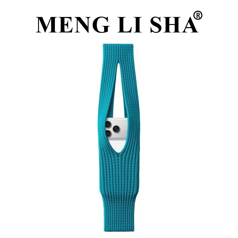

Pock new mobile phone bag knitted portable women s bag is suitable for a full range of mobile phone bags short style [40cm] бірюзовий