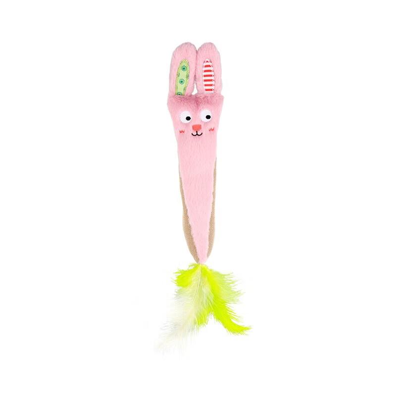 Guiwei Cat Sounding Paper Feather Toy