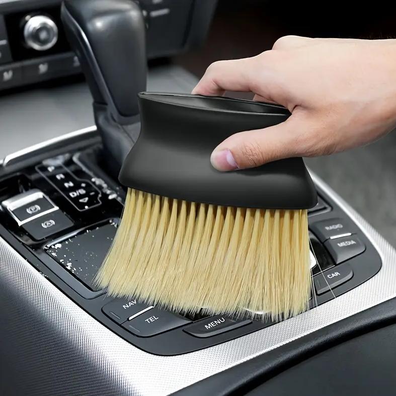 Dust Brush, Automotive Supplies, Dust Removal, Air Conditioning Vents, Interior, Fine Seams, Dust Cleaning, Soft Bristled Brush