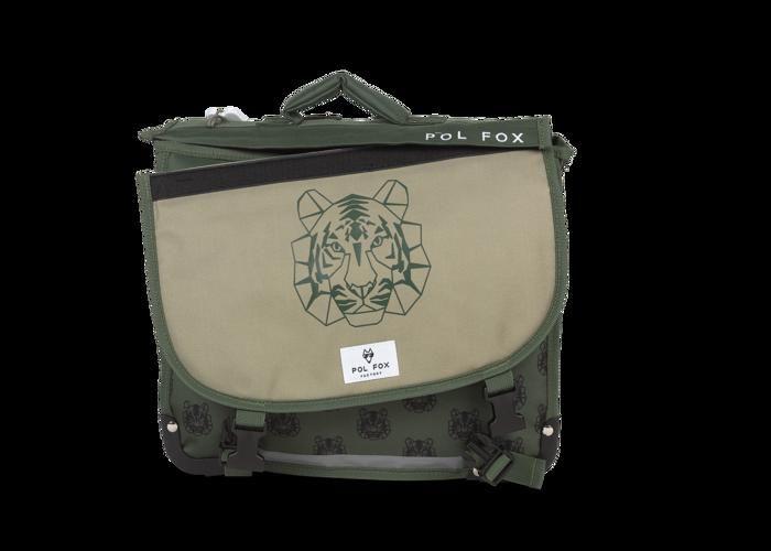 Cartable - POL FOX - TIGER - 41 cm - Rabat réversible - Décor Robot Fun