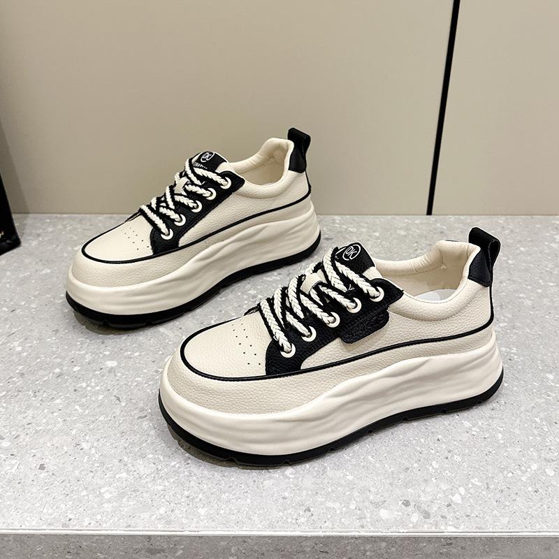 

Осень новые спортивные туфли толстая подошва внутренняя высота увеличение маленькие белые туфли женские папины туфли мягкая подошва повседневные универсальные маленький человек 40 чёрный