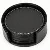 6Pcs/set Leather Coaster PU Leather Dining Table Mat Coffee Coaster Thermal Insulation Water Cup Mat