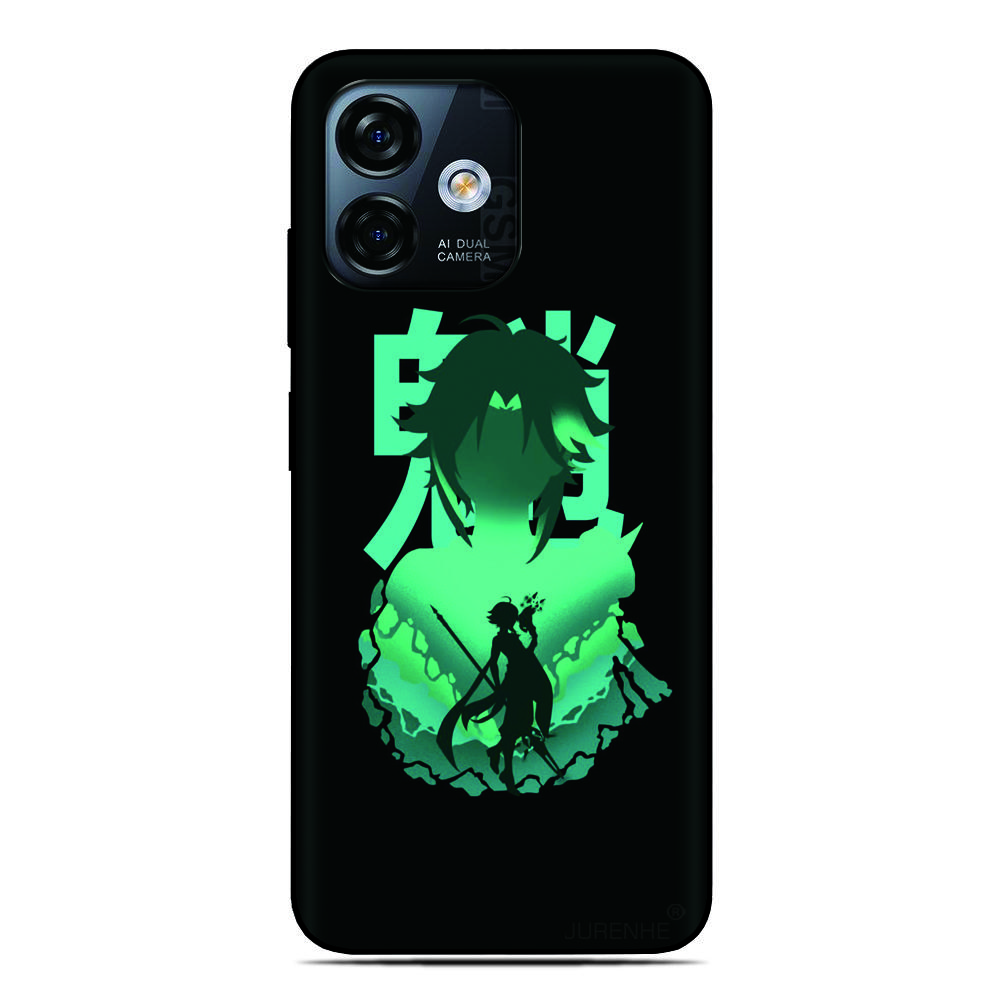 Anime Genshin Impact Phone Case For ZTE Blade A76 A75 A73 A72 A71 A56 A55 A54 V80 Pro A35 Core A36 A51 Lite A34 A31 Plus Cover
