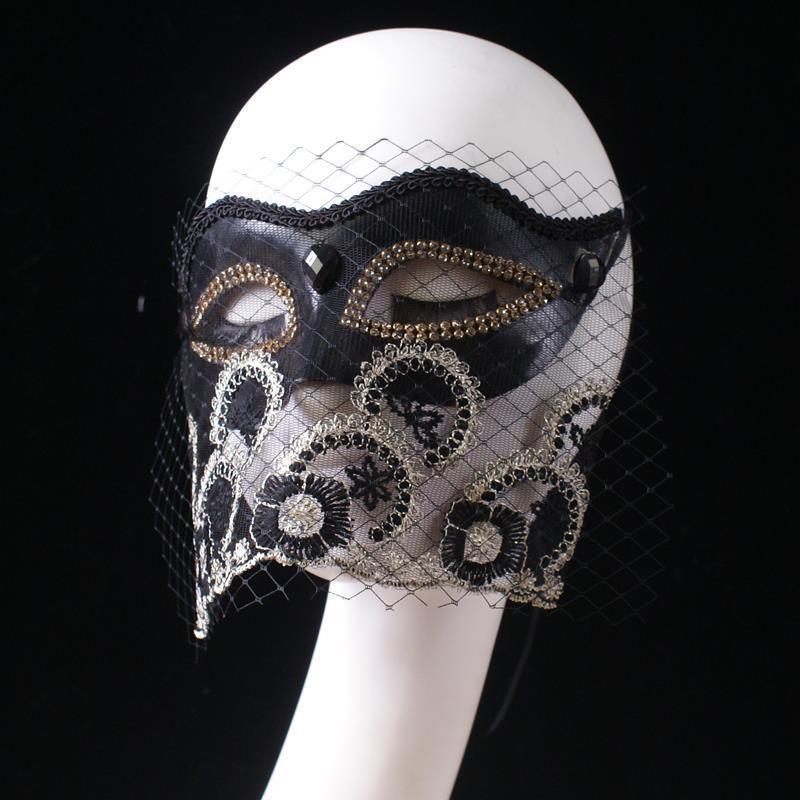 Золотая маска на все лицо на Хэллоуин: Загадочный танцевальный вуаль для взрослых