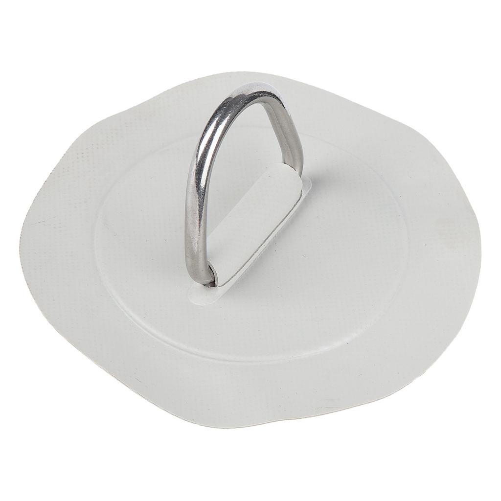 6in D Ring Pad Patch PVC Stainless Steel for Inflatable Boat Raft Kayak Canoe Surfboard
