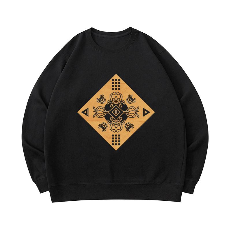Men's 300 GSM 100% Cotton Sweatshirt diago patt Print Street Fashion Heavy  Blend Sweater comprar a buen precio — entrega gratuita, reseñas reales con  fotos — Joom