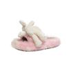 Cute Fluffy Slippers Women's 2025 Autumn and Winter New Temperament Fashion Doll Versatile Lazy Wearing Plush Slippers Women