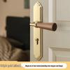 Vintage-Style Zinc Alloy Mute Door Handle for Bedrooms