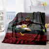Ac Milan Customize Text Blanket Gift Personalized Blanket Ultra-Soft Versatile for Office Bedding Living Room Chair Four Seasons Universal