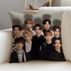 Trendy NNCT 127S Cushion Cover Breathable and skinfriendly linen pillowcase square removable and washable cushion