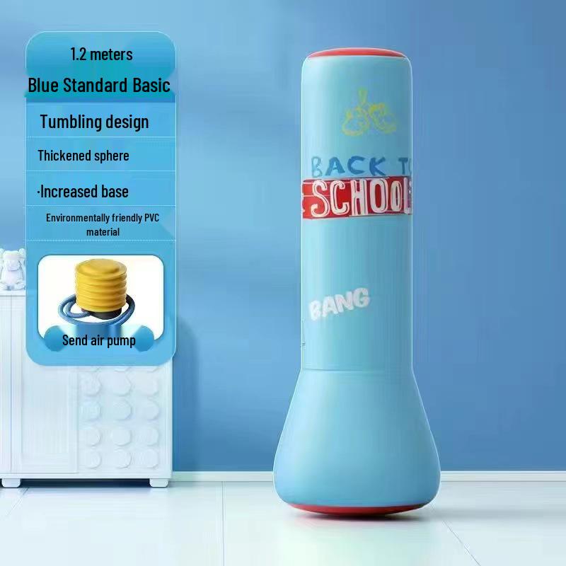 Children's Inflatable Boxing Punching Bag - Free-Standing Taekwondo & Fitness Training Equipment