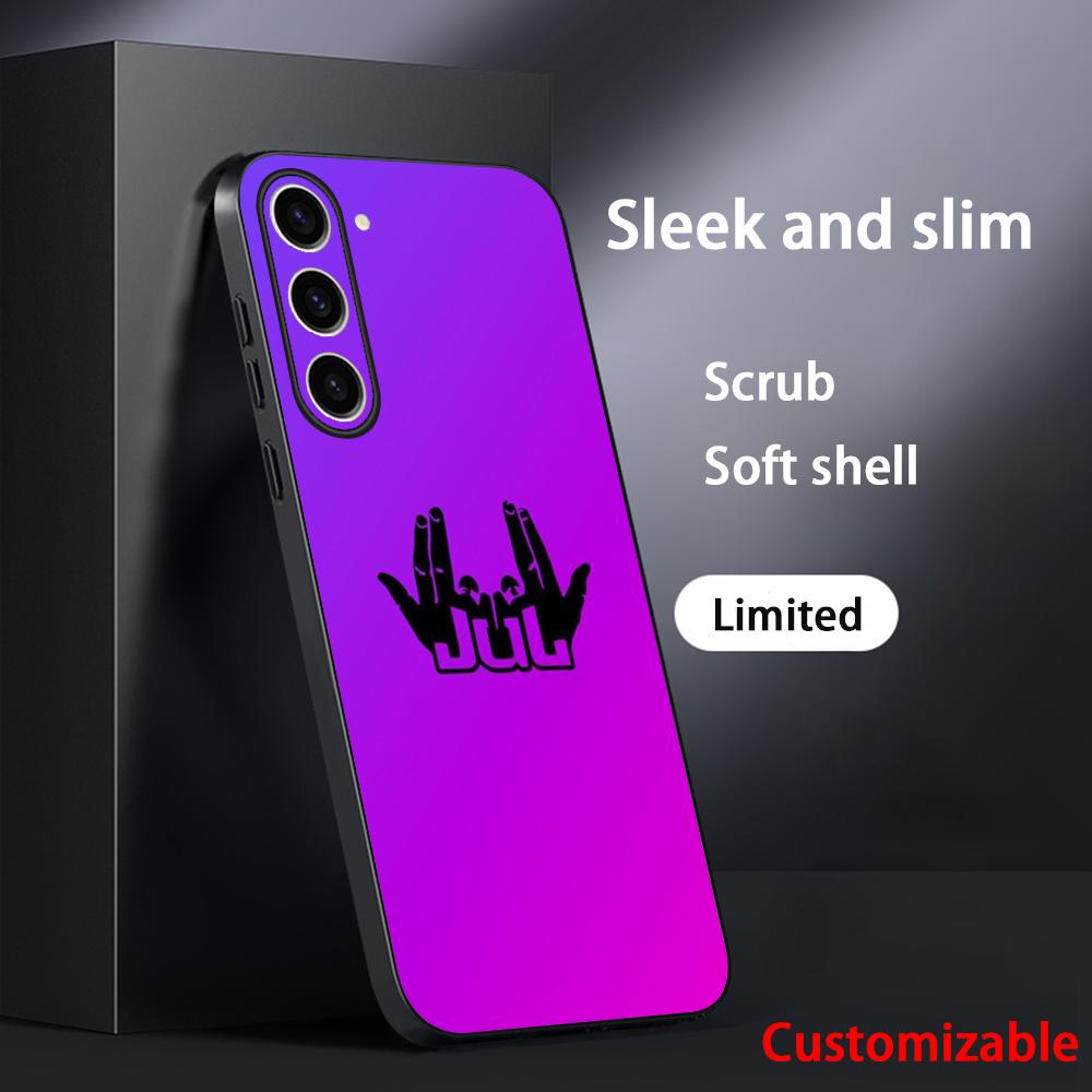 

Cool singer pop JuL logo poster Phone Case For Samsung Galaxy S26 S25 S24 S23 S22 S21 Plus Ultra Note20 Soft Black Galaxy S26 Plus