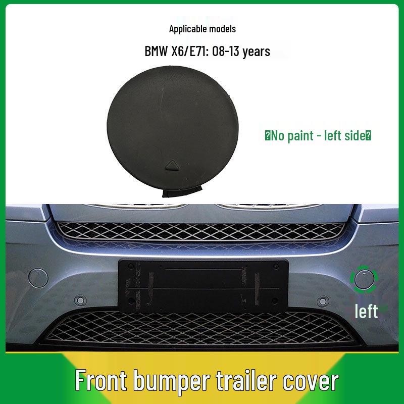 08-13 BMW X6 Front Bumper Tow Hook Cover E71 - Part 51117074460