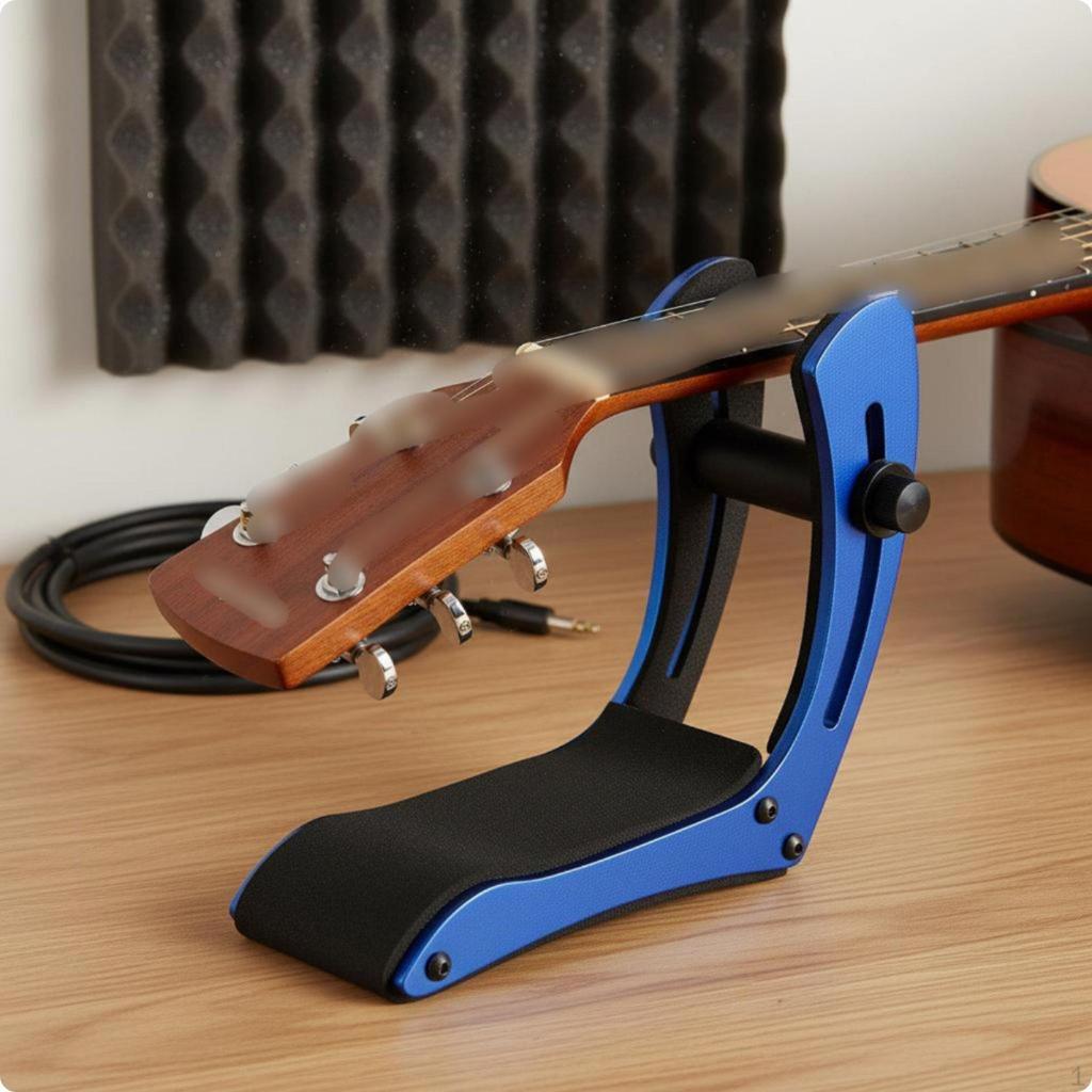 Aluminium Gitarren-Übungsstütze Verbessert Haltung Ergonomisch Oberschenkel-Oberflächenschutz