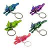 3D Printed Wolf Keychain with Realistic Details and Multiple Joint Designs Accessory for Animal Lovers and Collectors