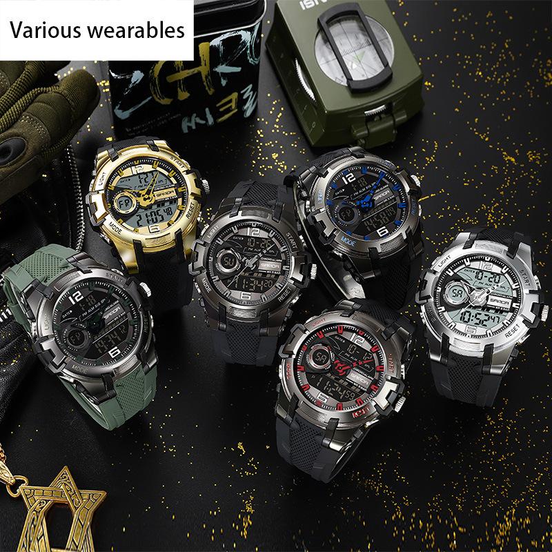 Student Sports Watch Personalized  Cool Waterproof Electronic Watch  Fashionable Multi-functional Electronic Watch