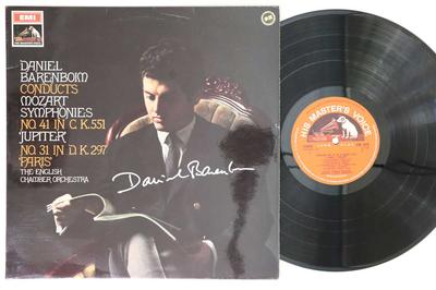 LP Record DANIEL BARENBOIM - Mozart Symphonies: No. 41 In C, K.5 ASD2379 HIS MASTER'S VO 1968 UK Classical Used
