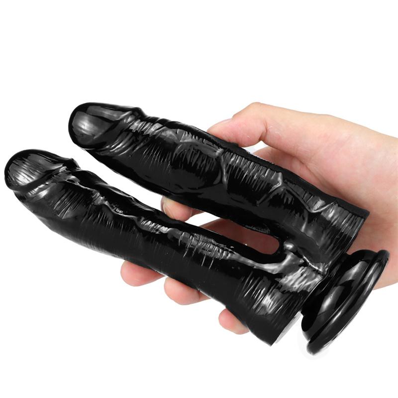 Double-headed Dildo Anal Plug Masturbation Device Female Backyard Alternative Toy Dildo Adult Products