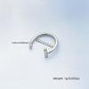 3 New Nose Rings, Stainless Steel Punctured Nose Rings, Three-color T-word Three-piece Round Lip Nails, Suitable for Daily Wear and Gifts for Friends