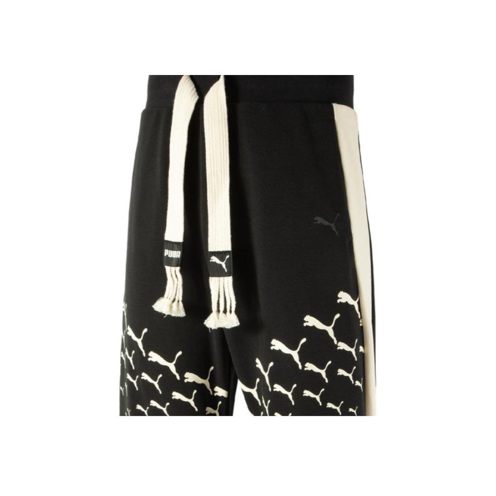 Puma X Staffonly X Monopoly Collaboration Classic Retro Sports Knit Joggers Unisex Joggers Black 539891-01