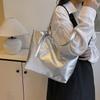 Retro Soft Leather Tote Bag Women's Large Capacity 2025 Spring High-end Women's Bag Simple Work Commuter Shoulder Bag