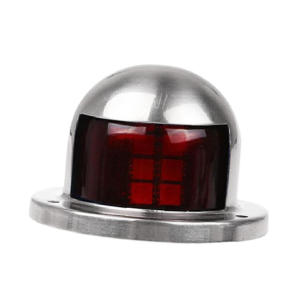Boat Navigation Light Lamp Electric Equipment Round Housing Warning Light for Boating Dinghy Pontoon Sailboats Speedboat