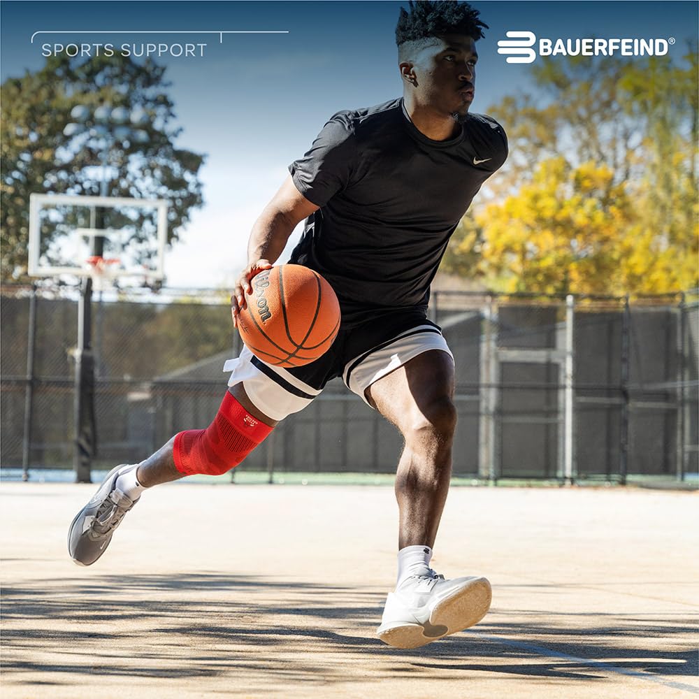 BAUERFEIND SPORTS COMRESSION KNEE SUPPORT NBA Compression Knee Support Knee Made in General Medical Compression Muscle Activation and Knee