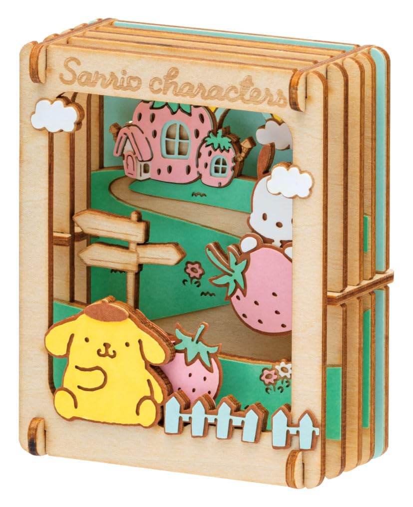 Paper Theater Sanrio Characters Strawberry House 1 -Wood Style- PT-W20