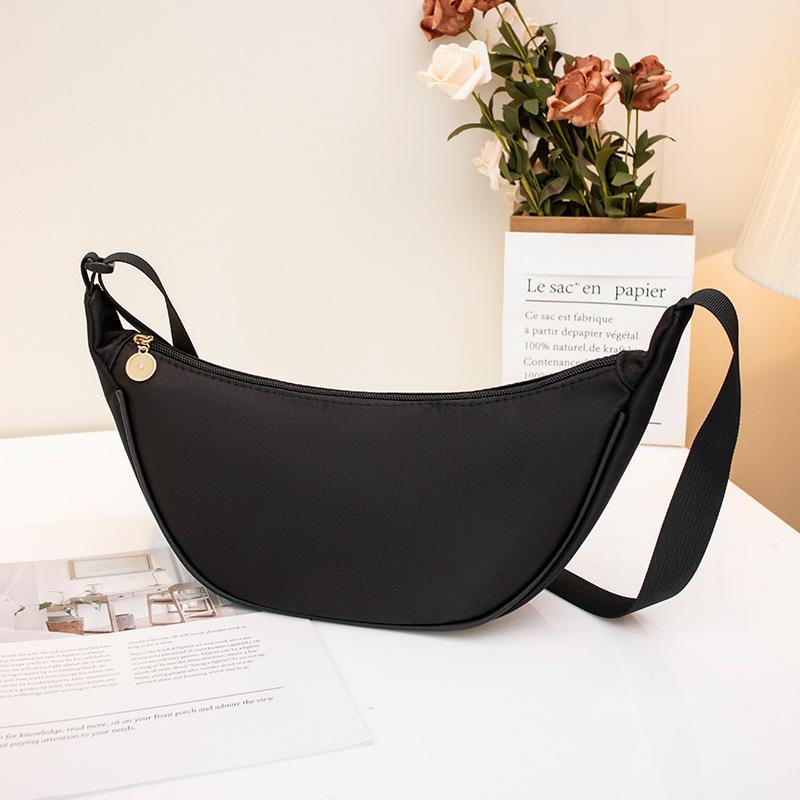 Simple and wide-brimmed new women's fanny pack versatile fashion single shoulder messenger casual women's bag
