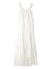 Patchwork Lace Peplum Dress LWFO251176WHT0
