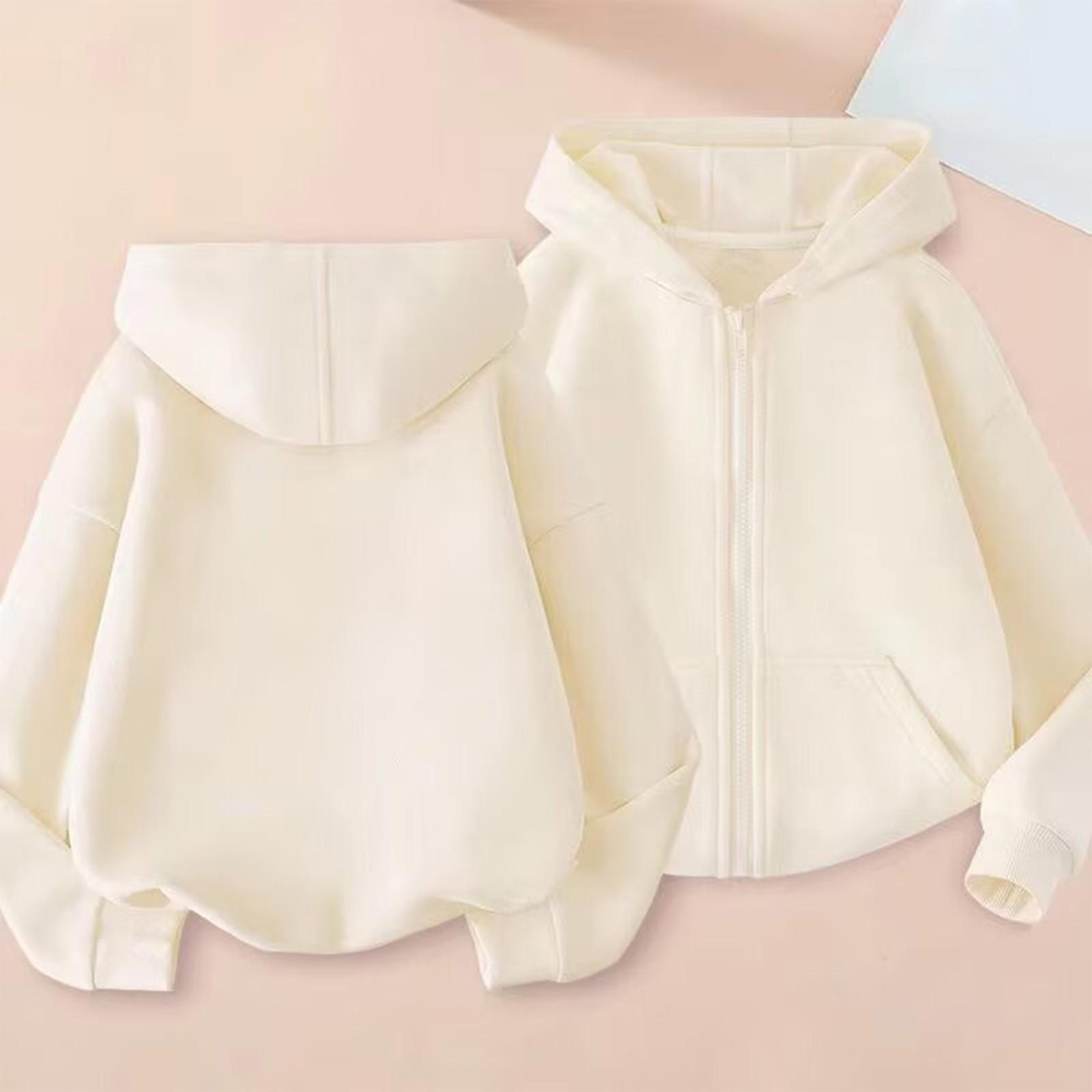 

Детская модная однотонная повседневная куртка с длинными рукавами, толстовка с капюшоном на молнии 100 хаки