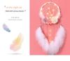 Moonlit Flower Language Dreamcatcher Pendant Bedroom Girl Room Decoration Creative Weaving Feather Wind Chime Blossoms