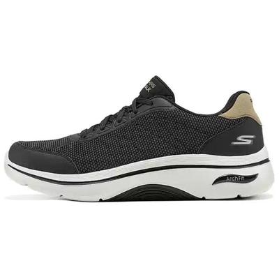 Go Walk Arch Fit 2.0 Scarpe Casual Comode Resistenti Basse Sneakers Uomo Nere 216603-BLK