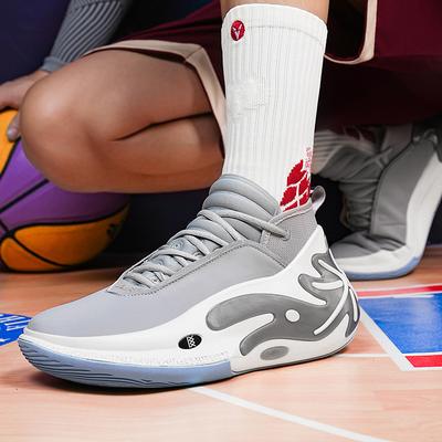 Non-slip Cushioned Basketball Shoes Breathable Actual Sports Shoes Low Top Friction Sound Student Training Competition
