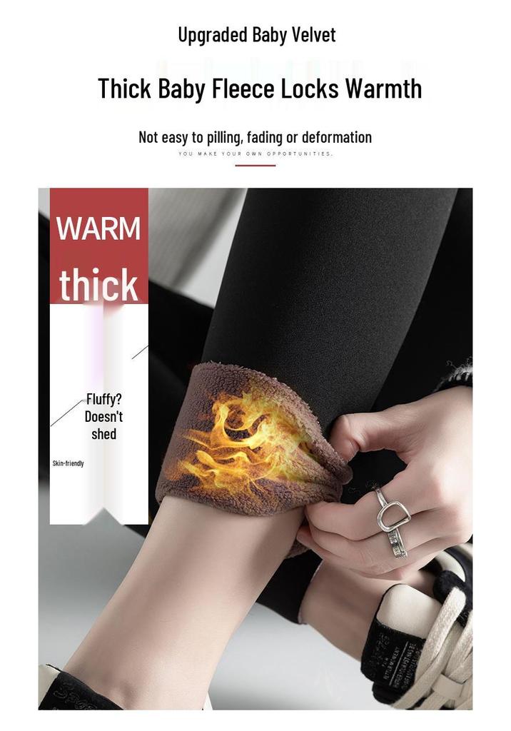 Maternity Sharkskin Leggings: Butt-Lifting, Velvet-Lined, No-Belly-Tightness Yoga Pants for Autumn & Winter.