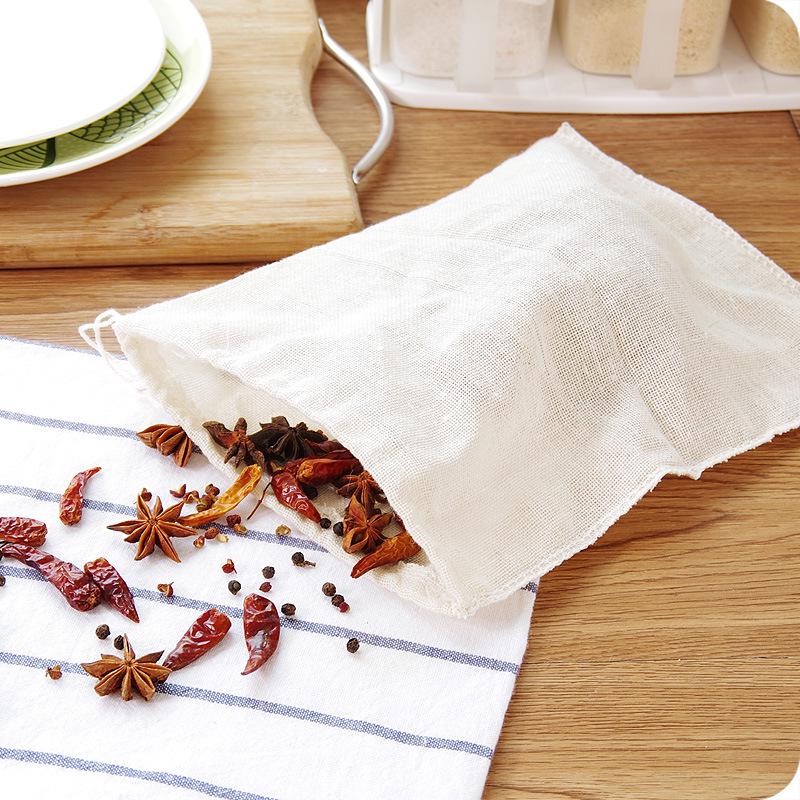 25x20 Gauze Drawstring Tea & Soup Filter Bag