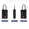 Creative TSA 4 Digit Combination Lock Anti-theft Security Tool Customs Password Lock Cabinet Padlock for Travel