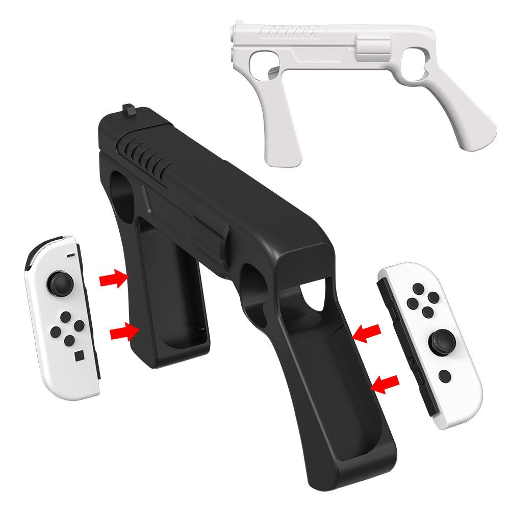 1PC For Nintendo Switch / Switch OLED Hunting Games Grip Holder For Splatoon 3 Shooting Games Gun Controller