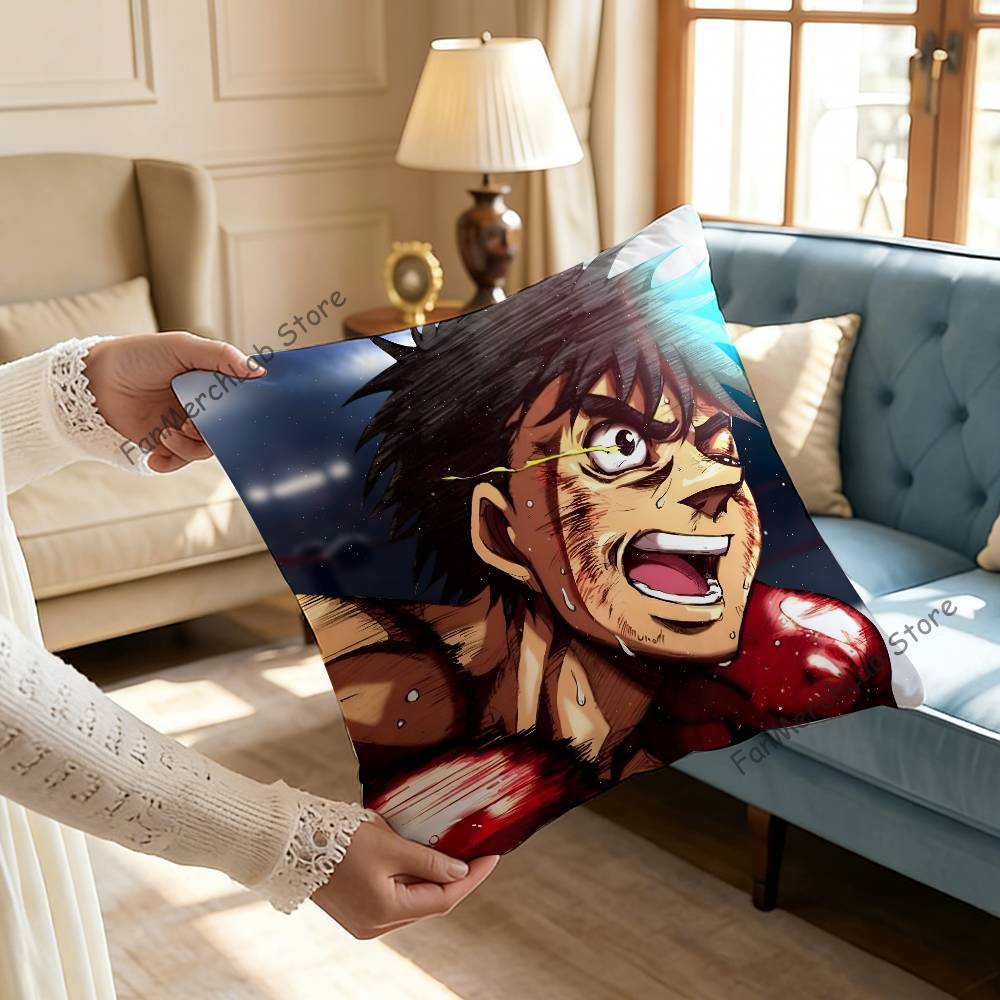 Boxing no Ippo MMakunouchi Printed Pillow Cover Cushion Case Simple Sofa Pillow Case No Pillow Core