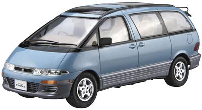 AOSHIMA Η Σειρά Μοντέλων Αυτοκινήτων Toyota TCR11G Estima 1994 Πλαστικό Μοντέλο 1/24 No.124 Lucida/Emina