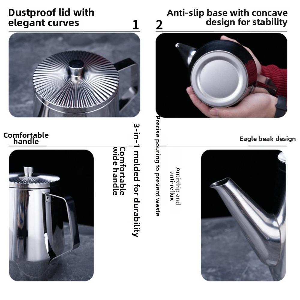 Large Capacity Stainless Steel Oil Bottle Leak-Proof Seasoning Jars  Kitchen Supplies