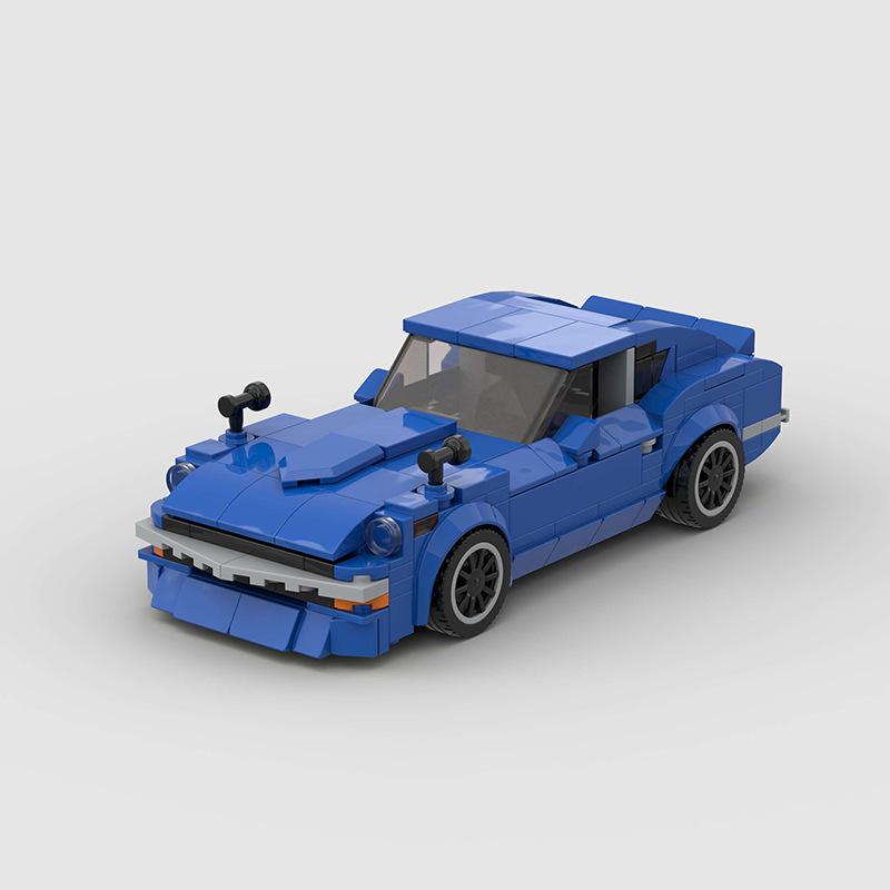 Technisches Auto Stadt Geschwindigkeit Sport MOC Kreatives Rennauto Bausteine Garage Auto Rennauto Auto Fahrzeug Spielzeug