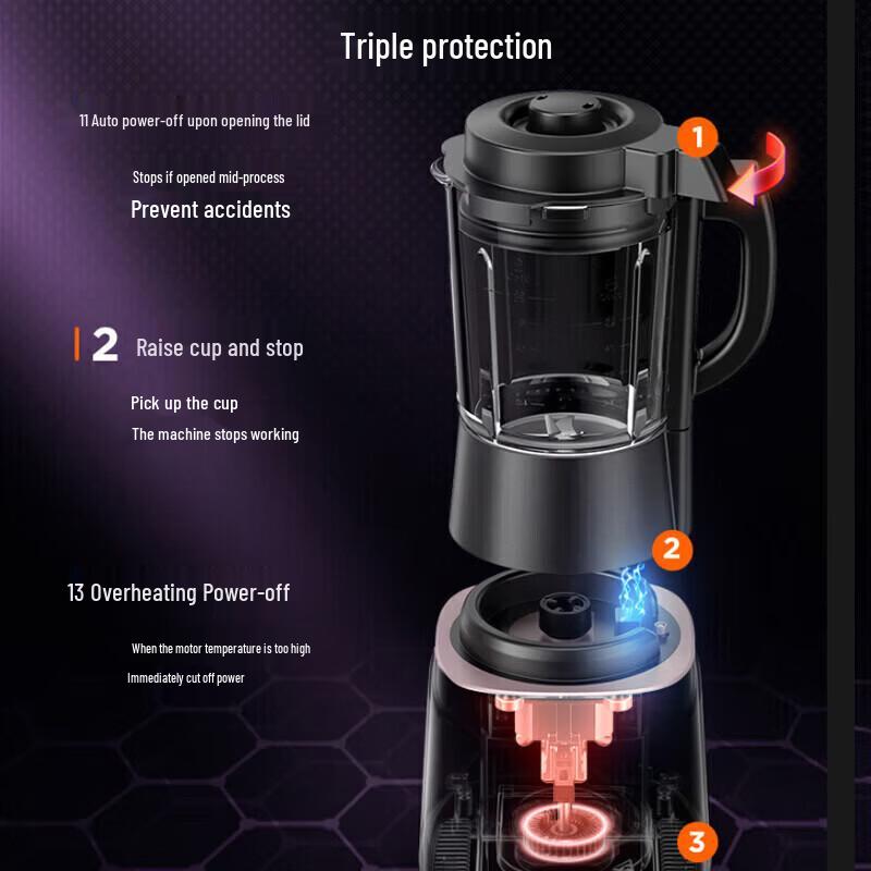 Joyoung L18-Y928S 1.75L Quiet Wall-Breaking Blender CN plug (adapter included)