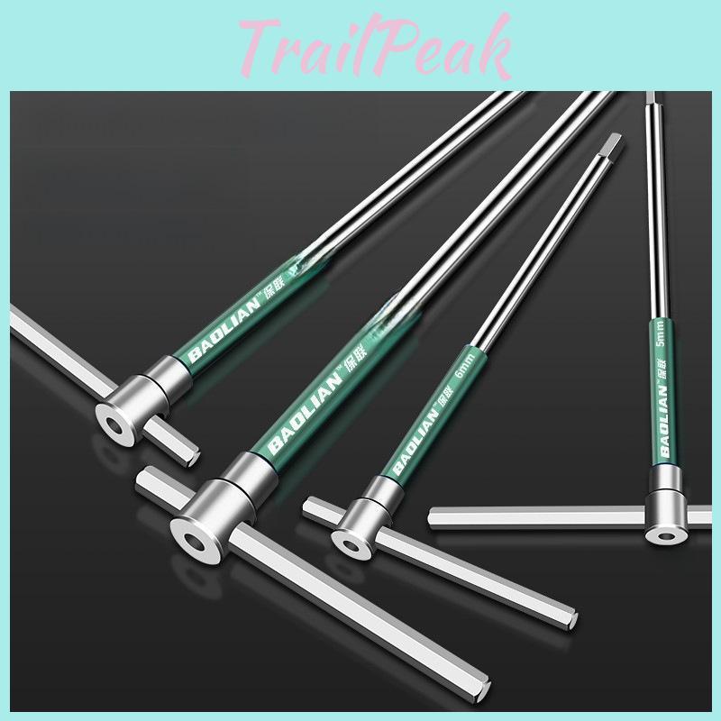 Hexagonal Sliding Highspeed Ttype Rod Wrench 2mm Industrial Grade For Auto Repair