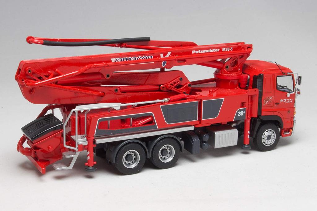 PLATZ Scale Putzmeister Concrete Pump Truck Shin Godzilla Special Construction Equipment Platoon Specification Diecast Model 1/50 M38-5 "Yamacon"