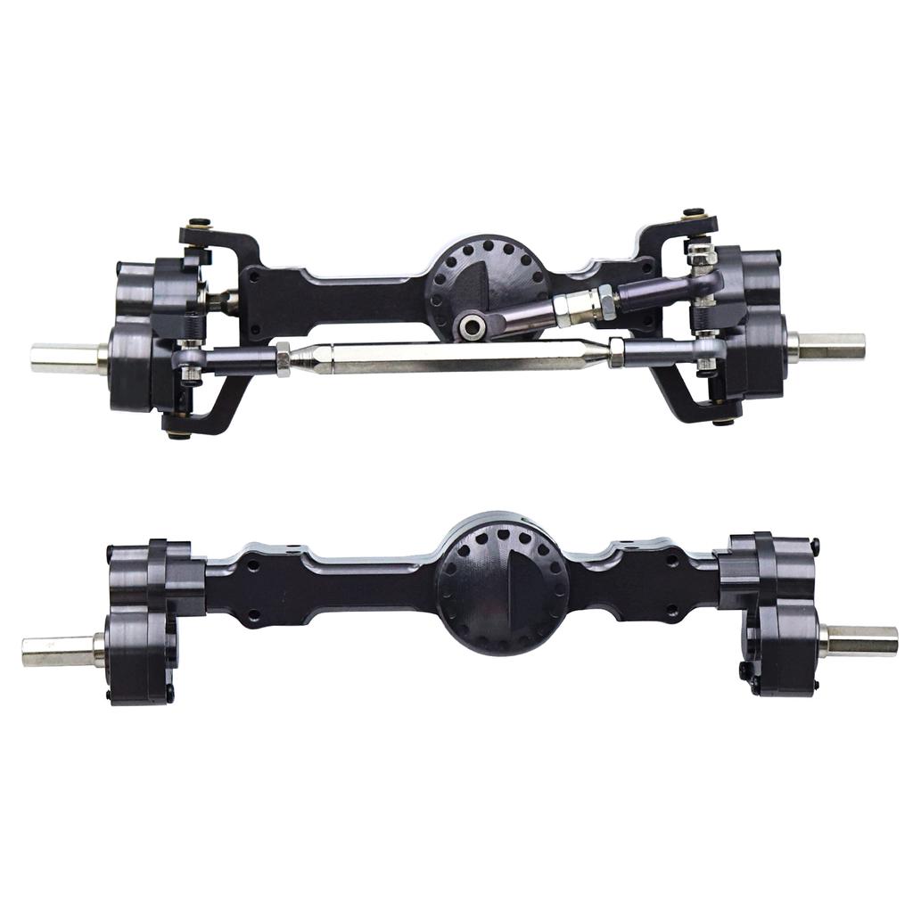 MN 99S Aluminum Alloy CNC Full Metal Front Rear Portal Axle Set For 1/12 MN MN99S MN98 D90 D91 D99 D99S MN90 RC Car Upgrade Part