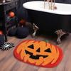 Floor Mat Halloween Pumpkin Imitation Cashmere Door Mat Thanksgiving Harvest Festival Bedside Blanket