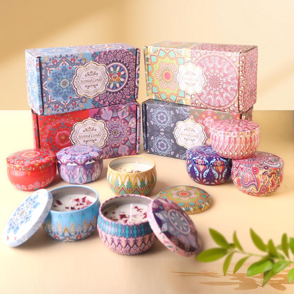 Scented Candle Gift Box Set Soybean Wax Gift Box Set Romantic Gift Box for Birthday